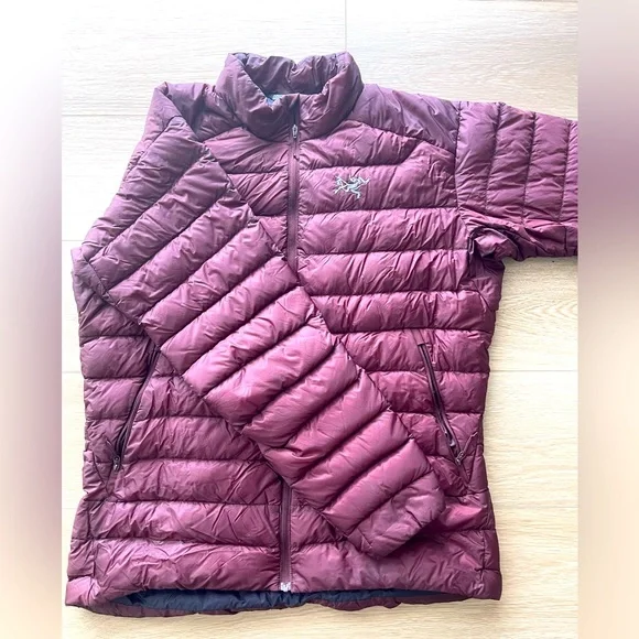 Arc’Teryx Matching (Rhapsody/Maroon) Set - Cerium Down Jacket & Sabre Pants